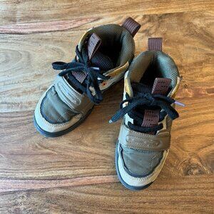 Zara Brown High-Top Sneakers